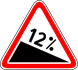 Знак 1.13 Крутой спуск