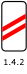 Знак 1.4.2 Приближение к железнодорожному переезду