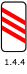Знак 1.4.4 Приближение к железнодорожному переезду