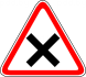 Знак 2.3.4 Пересечение равнозначных дорог