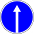 Знак 4.1.1 Движение прямо