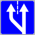 Знак 5.8.4 Начало полосы