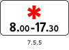 Знак 7.5.5 Время действия