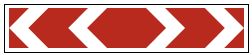 Знак 1.31.3 Направление поворота