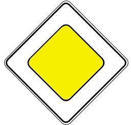 Знак 2.1 Главная дорога