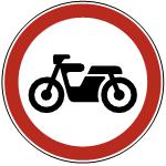 Знак 3.5 Движение мотоциклов запрещено