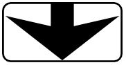Знак 7.14 Полоса движения