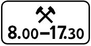Знак 7.5.6 Время действия