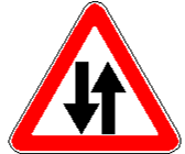 Знак 1.19 Двухстороннее движение