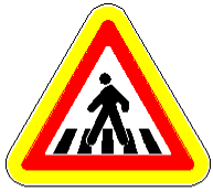 Знак 1.20 Предупреждение пешеходный переход