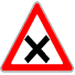 Знак 1.6 Пересечение равнозначных дорог
