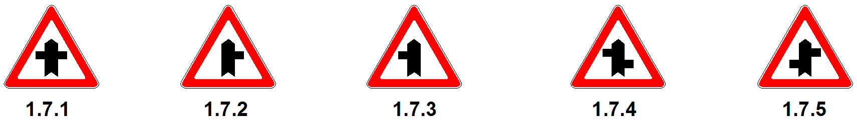 Знак 1.7.4 Пересечение со второстепенной дорогой