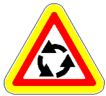 Знак 1.8 Пересечение с круговым движением