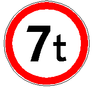Знак 3.14 Ограничение массы