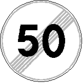 Знак 3.28 Конец зоны ограничения