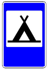 Знак 5.25 Кемпинг