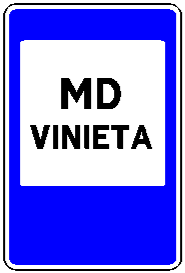 Знак 5.30.2 Виньетка