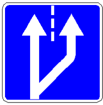 Знак 5.39.1 Дополнительная полоса