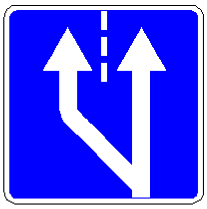 Знак 5.39.2 Дополнительная полоса