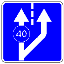 Знак 5.39.3 Дополнительная полоса