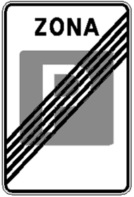 Знак 5.55.2 Выезд из зоны парковки