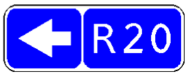 Знак 5.71.5 Номер маршрута