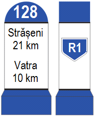 Знак 5.78.2 Километровая тумба
