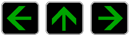 Знак 6.23.6 Направление движения