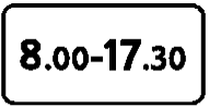 Знак 6.7.4 Время действия